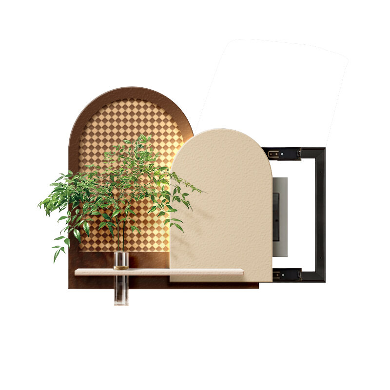 XIANGYUE | Creamy Style 3D Sandstone Plant Decorative Cover for Electrical Box ราคา 2,146 บาท*ส่งฟรี
