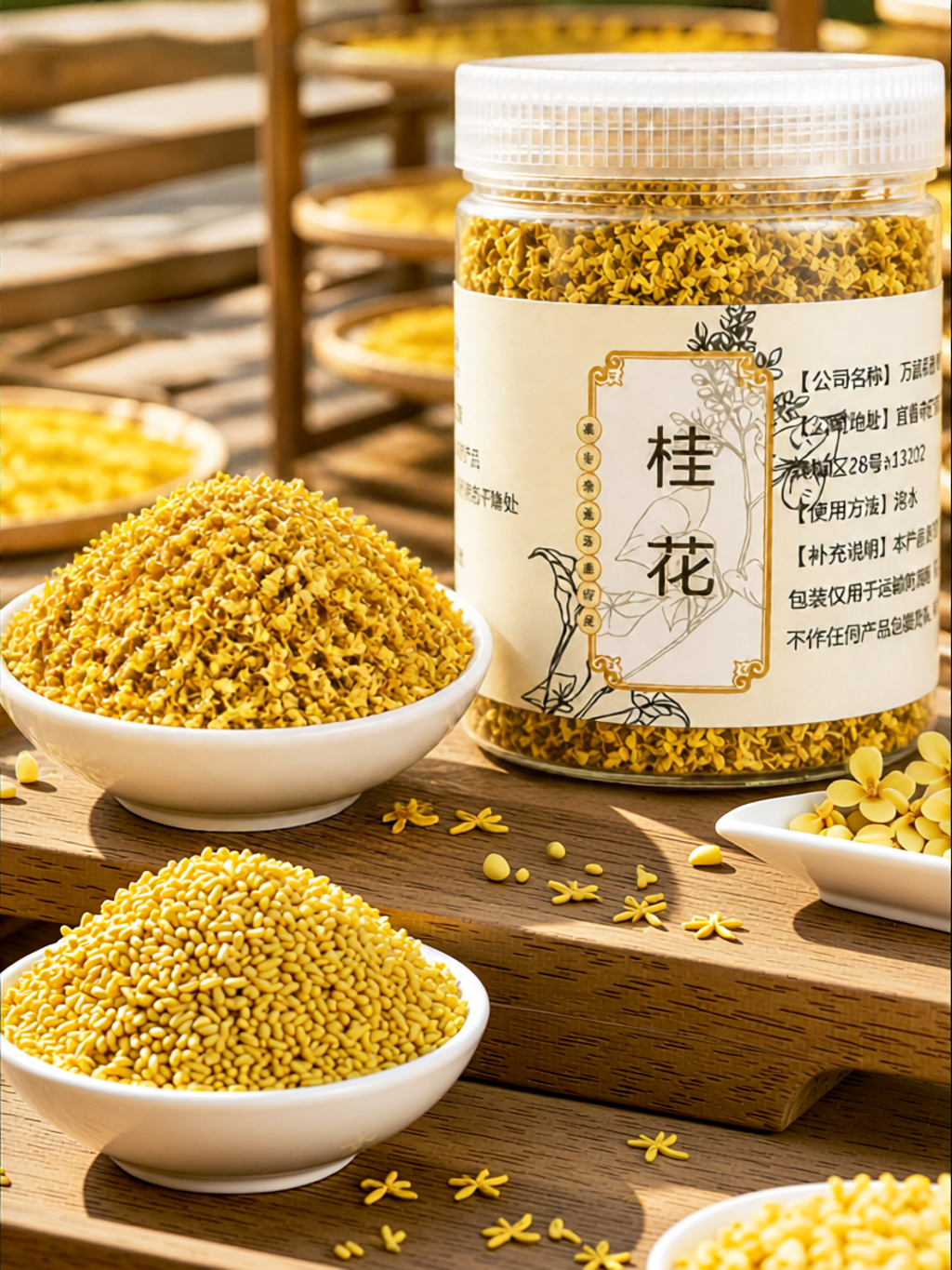 YINAIRENJIA | Dried Osmanthus Edible Natural Tea Baking ราคา 2,514 บาท*ส่งฟรี