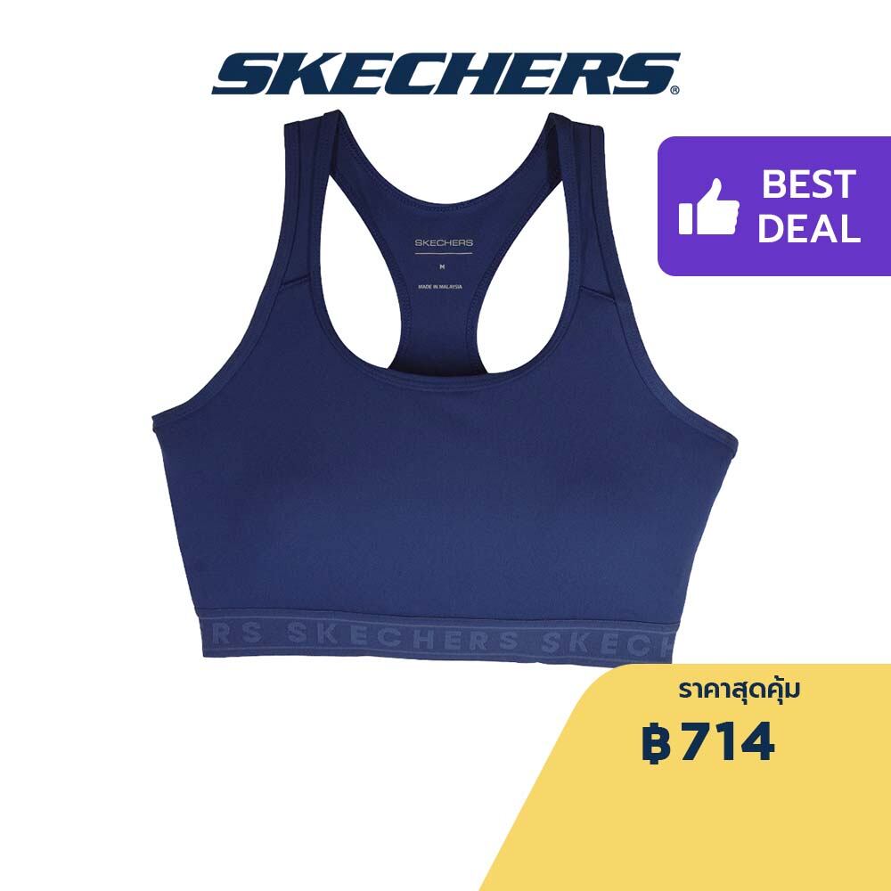 Skechers สเก็ตเชอร์ส สปอร์ตบราผู้หญิง Women Sports Bra Apparel - SP123W046-SGRN