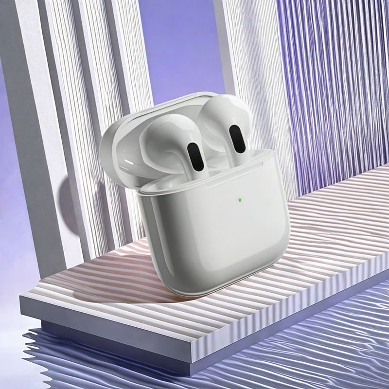 Pro4 หูฟังบลูทูธ TWS 9D หูฟังไร้สายสเตอริโอหูฟังชนิดใส่ในหู HiFi ชุดหูฟังแฮนด์ฟรีพร้อมไมโครโฟนสําหรับ Xiaomi ราคา 77 บาท*ส่งฟรี