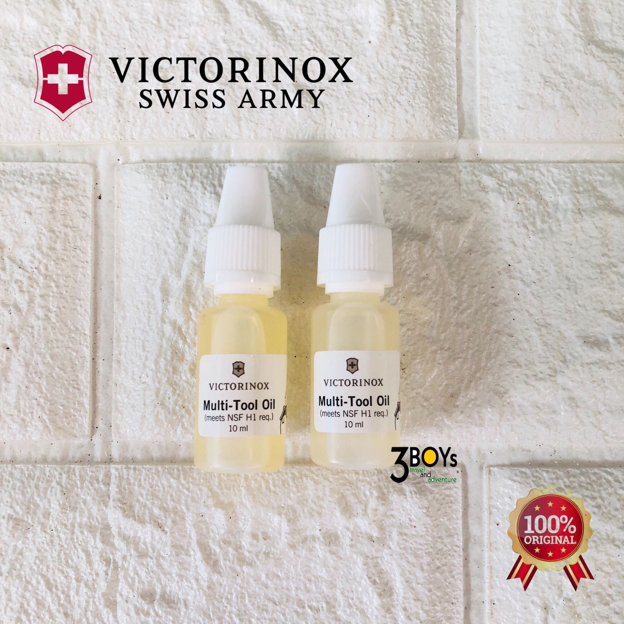 Victorinox Multitool oil (4.3302)น้ำมันหล่อลื่นอเนกประสงค์ ป้องกันการกัดกร่อนขนาด 10ml 3Boys
