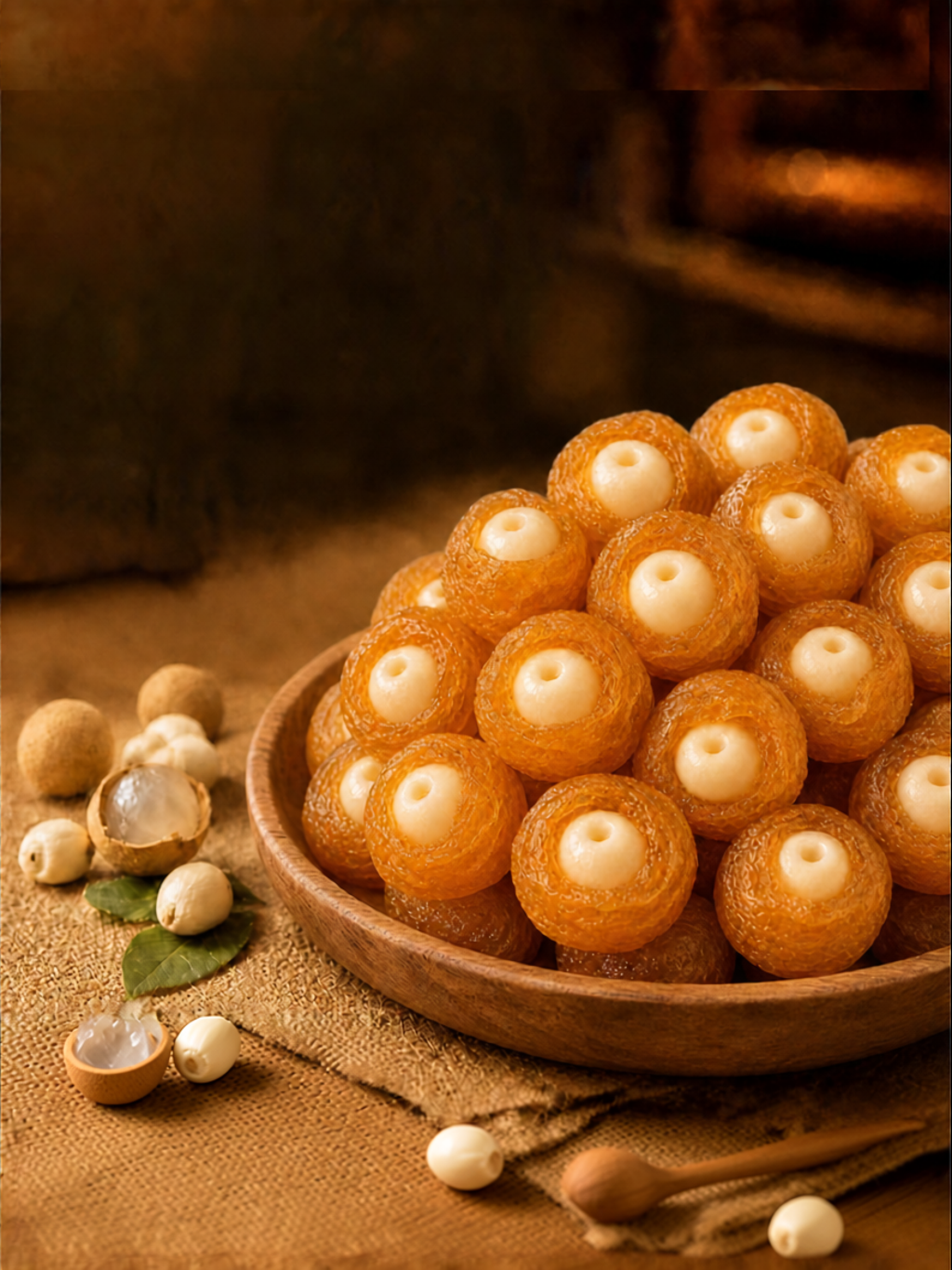 QIAYISHENG | Soft Crispy Longan and Lotus Seeds Snack Dried ราคา 685 บาท*ส่งฟรี