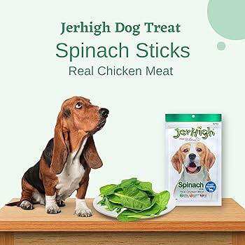 Jerhigh Dog Snack Spinach Stick (60 g.) เจอร์ไฮ ขนมสุนัข รสผักโขม ราคา 56 บาท*ส่งฟรี