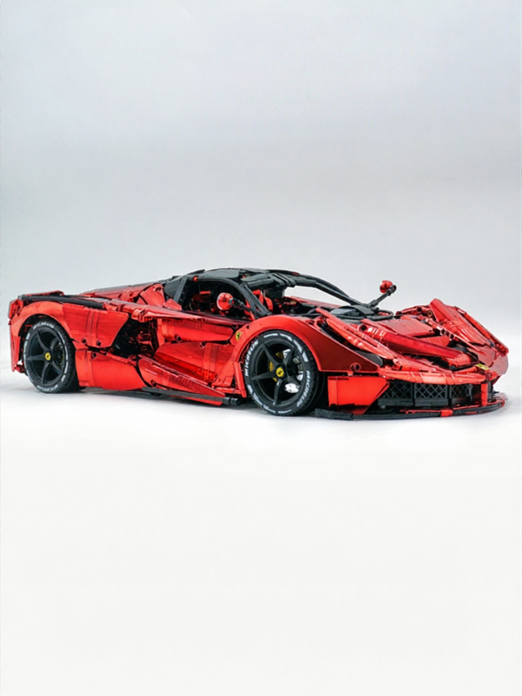 CaDA | Customized Red Enamel Racing Car Adult Building Blocks ราคา 7,697 บาท*ส่งฟรี