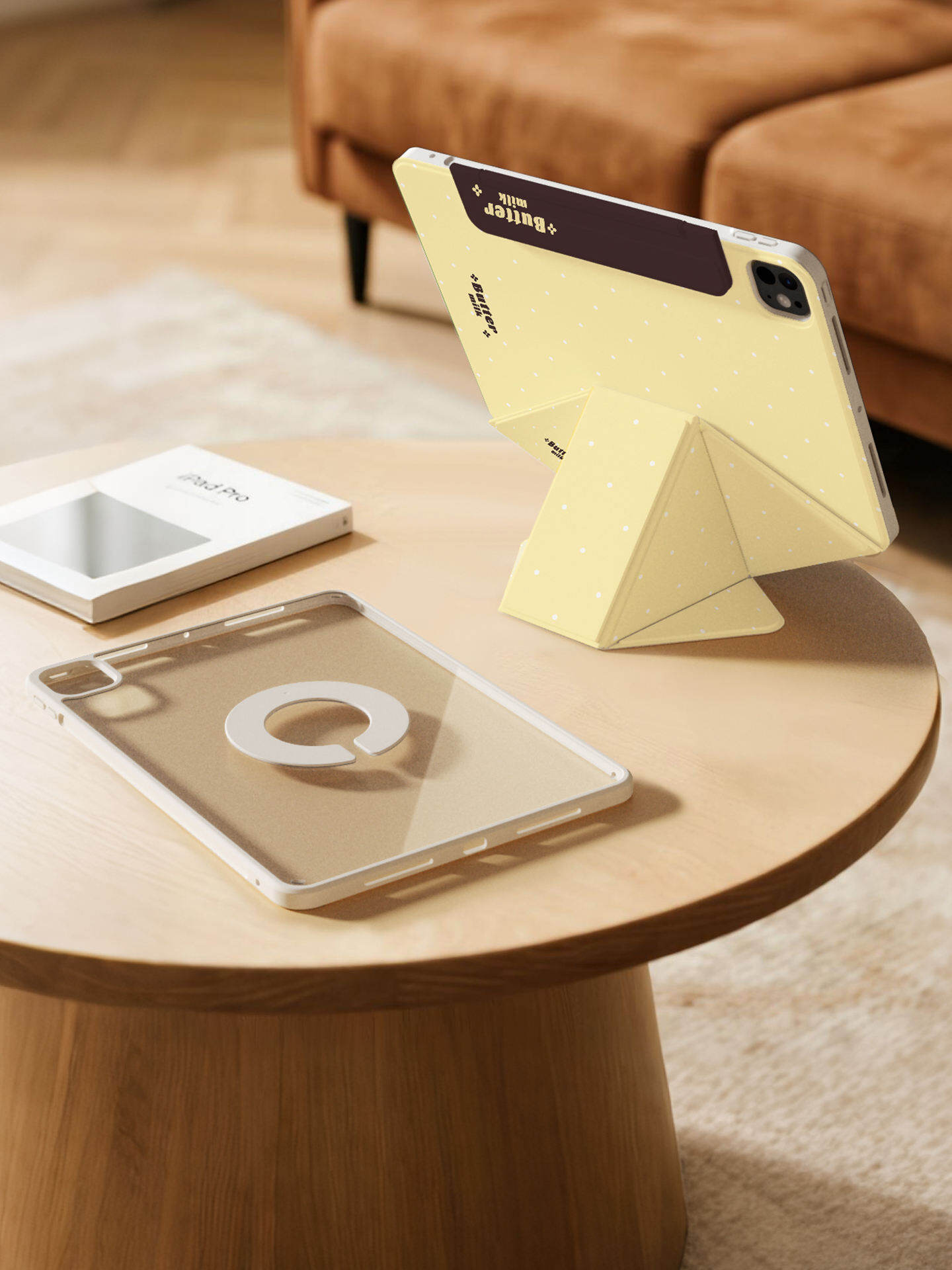 Zoyu(ZOYU) | Magnetic Elevating Rotating Two-sided Tablet Shell Protective