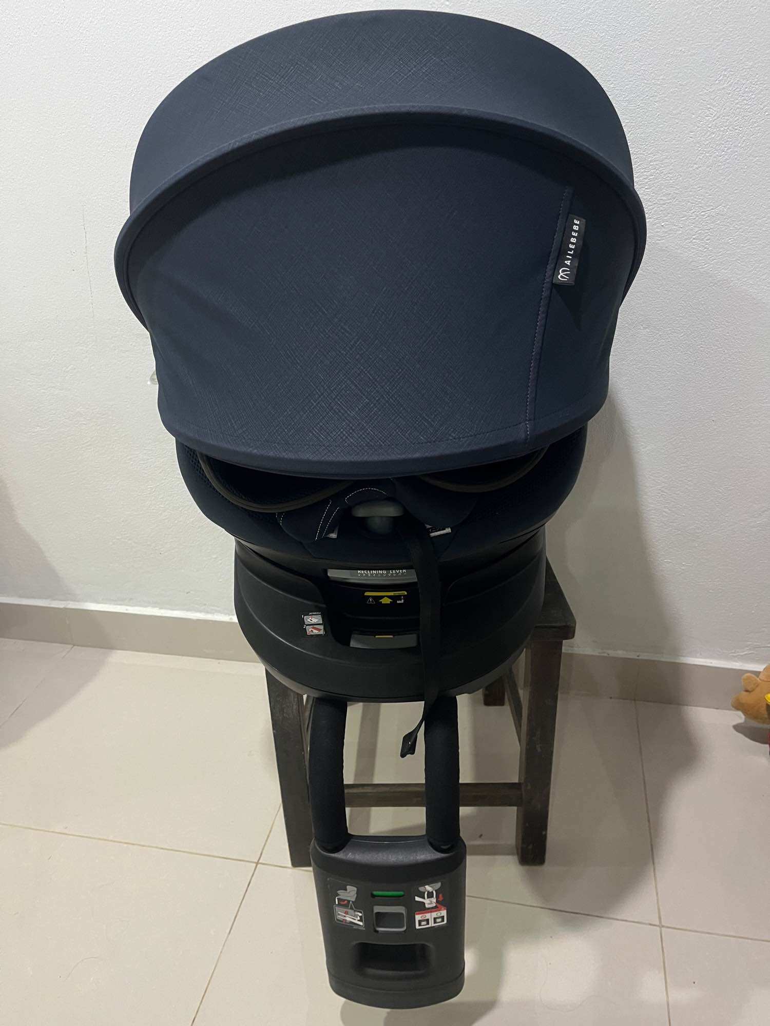 คาร์ซีท Ailebebe kurutto 5i grance isofix แรกเกิด-4 ขวบ สภาพสวยมาก