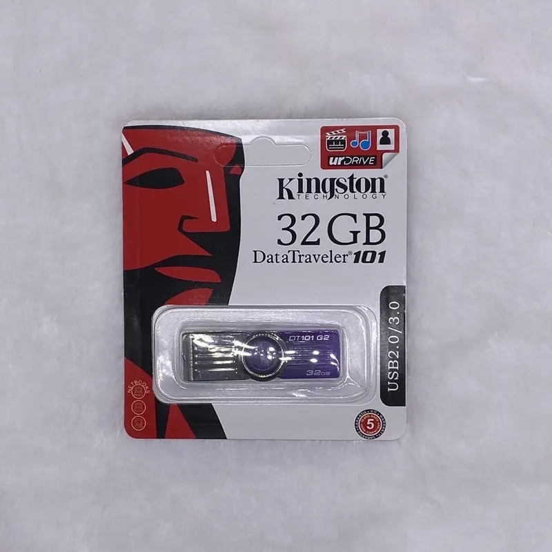ภาพสินค้าKingston USB Flash Drive 2GB 4GB 8GB 16GB 32GB 64GB 128GB 256GB รุ่น DT101 แฟลชไดร์ฟ แฟลชไดร์ จากร้าน Taihe889 บน Lazada ภาพที่ 5
