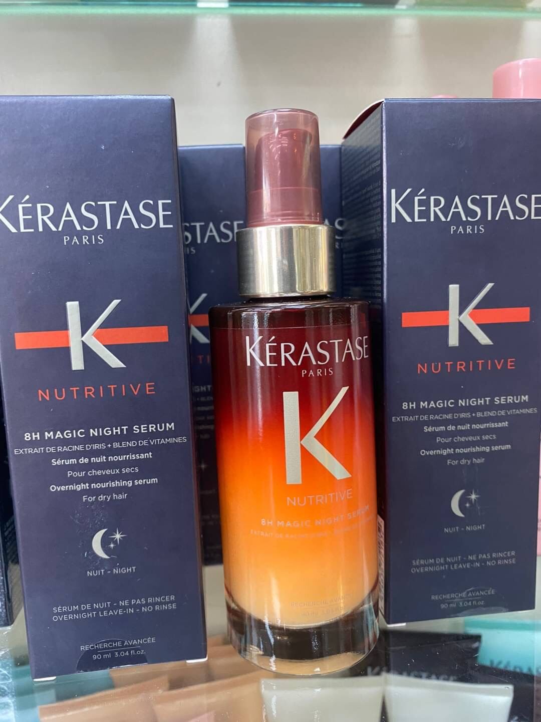 Kerastase Eight Hour Nourishing Night Serum for Dry Hair 90ml. สำหรับผม ...