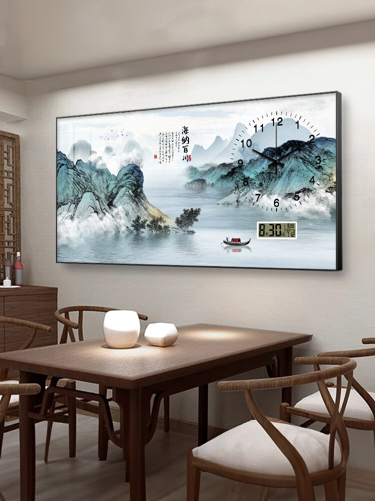 [BAOGEYU | Traditional Style Wall Clock Calendar Decorative Painting,BAOGEYU | Traditional Style Wall Clock Calendar Decorative Painting,] ราคา 2,734 บาท*ส่งฟรี