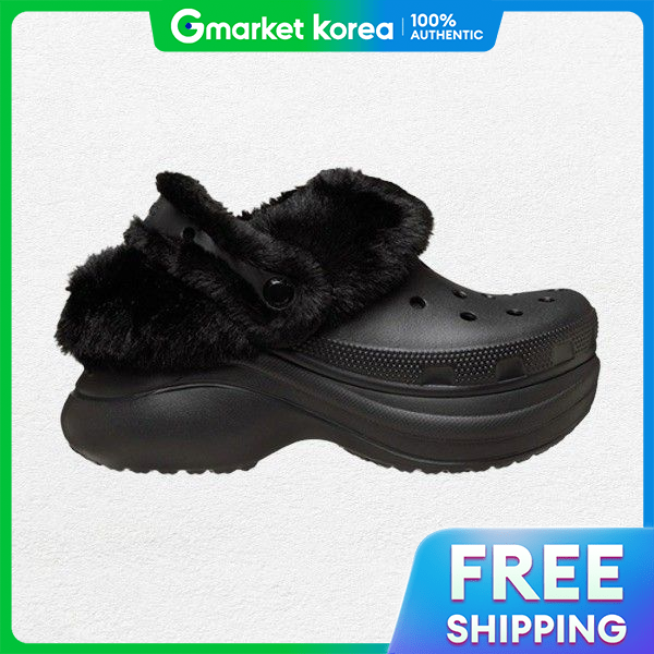 Crocs(ครอคส์) | Bay Lined Clog Women's Fur Sandals 211753-001 692173 ราคา 2,881 บาท*ส่งฟรี