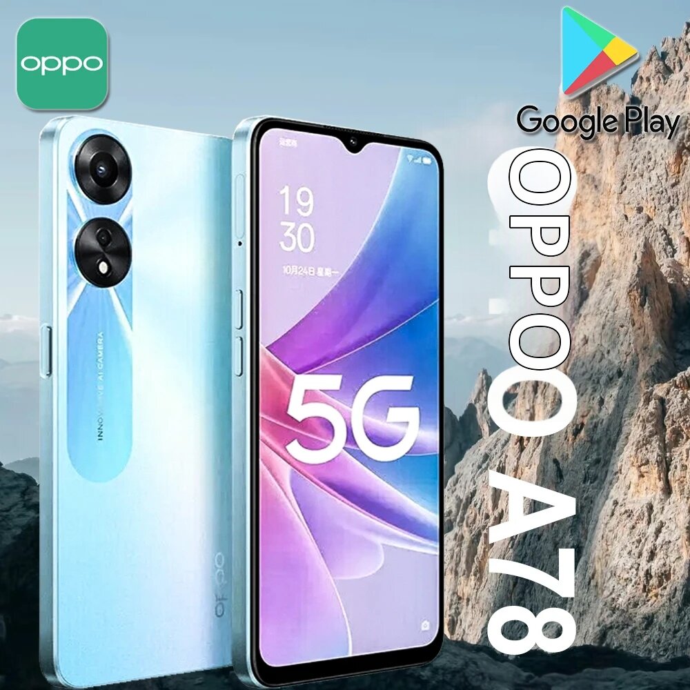 OPPO | OPPO A78 สมาร์ทโฟนแฟชั่นสุดหรู ดีไซน์บางเฉียบ คุณภาพสูง รุ่นดั้งเดิม 8GB+256GB