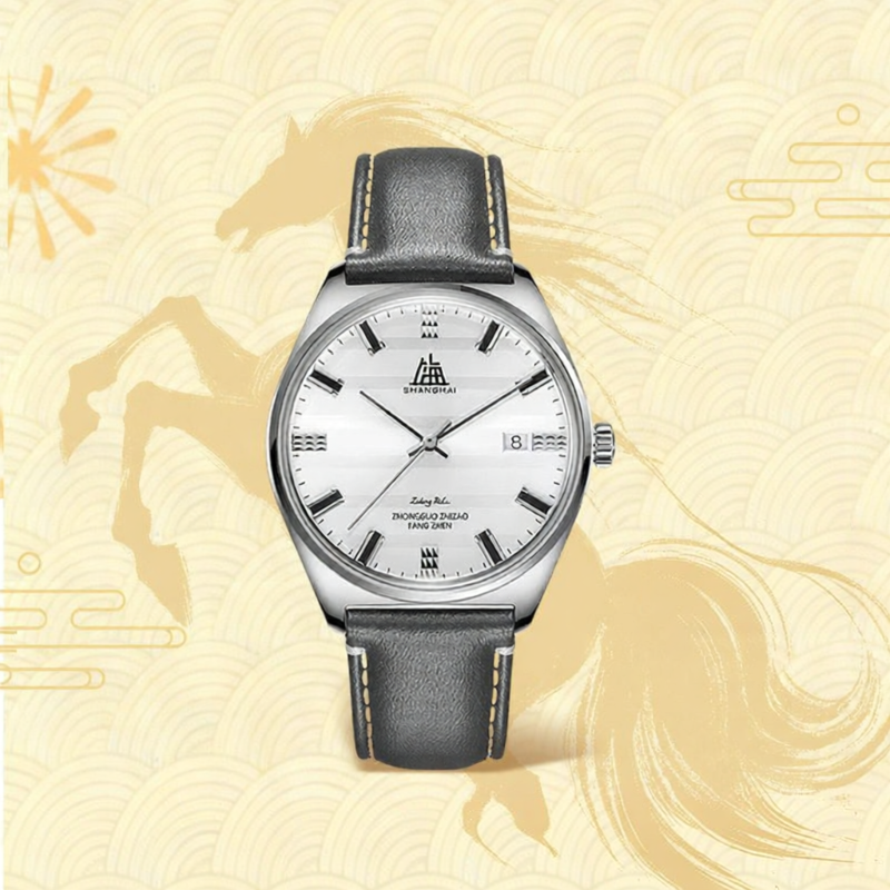 Shanghai | Automatic Mechanical Watch for Men with Retro Calendar ราคา 17,851 บาท*ส่งฟรี