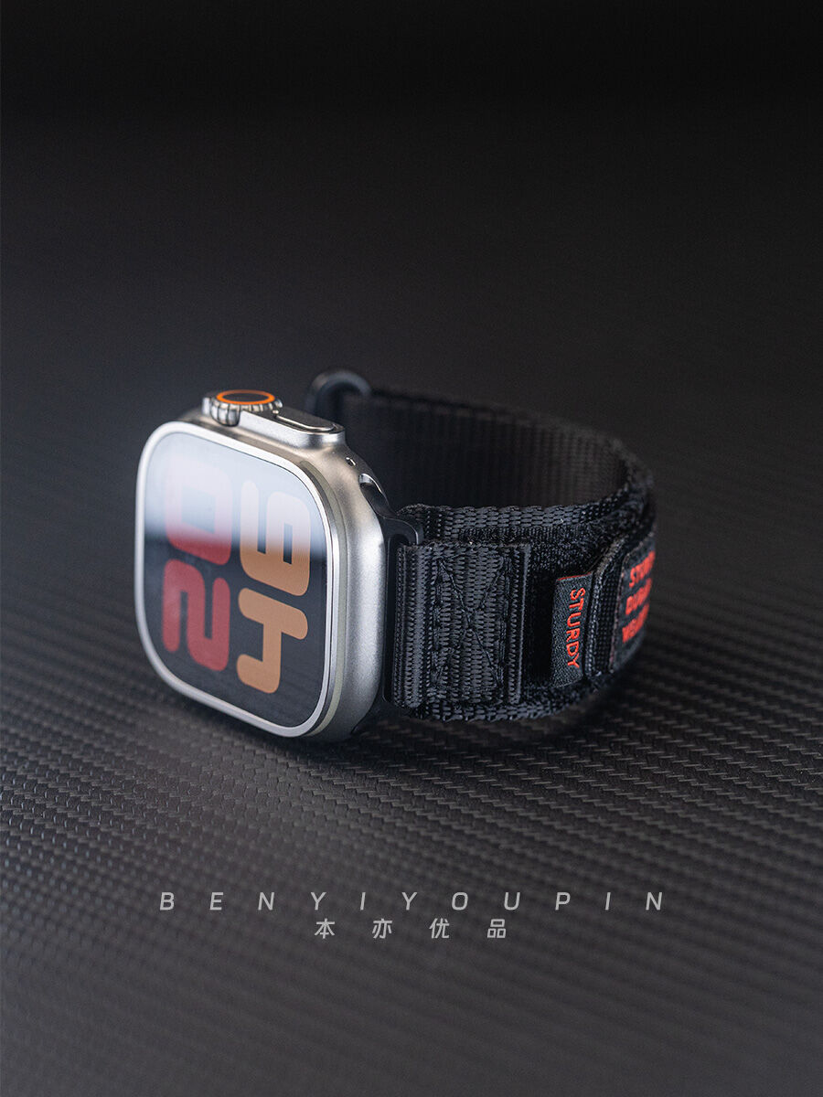 BENYIYOUPIN | Outdoor Tactical Upgrade Nylon Watch Band for iWatch ราคา 430 บาท*ส่งฟรี