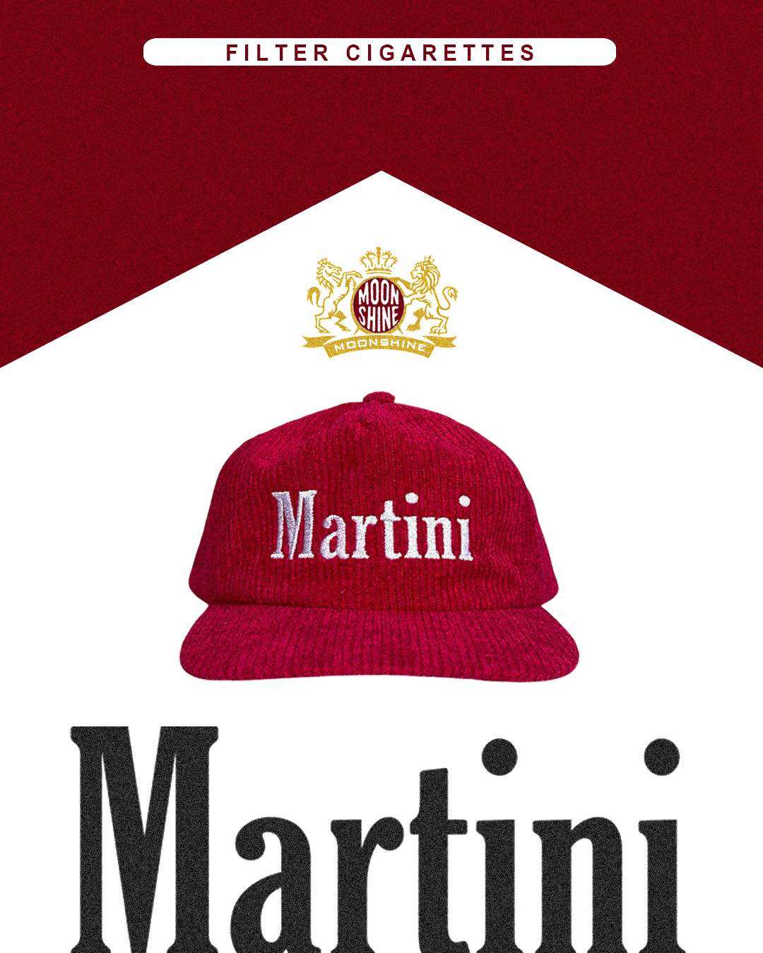 สินค้าราคาพิเศษ Batch No.0006 สี Red “Martini Corduroy Hat” ราคา  400 บาท*ส่งฟรี