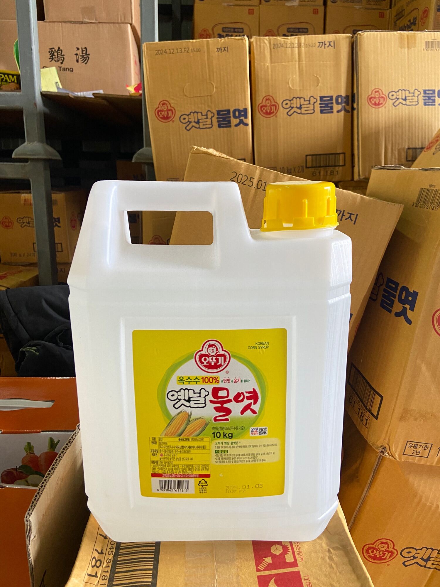 🌟น้ำเชื่อมข้าวโพด 물엿 ขนาด 10kgน้ำเชื่อมเกาหลี น้ำเชื่อมจากข้าวโพด Corn