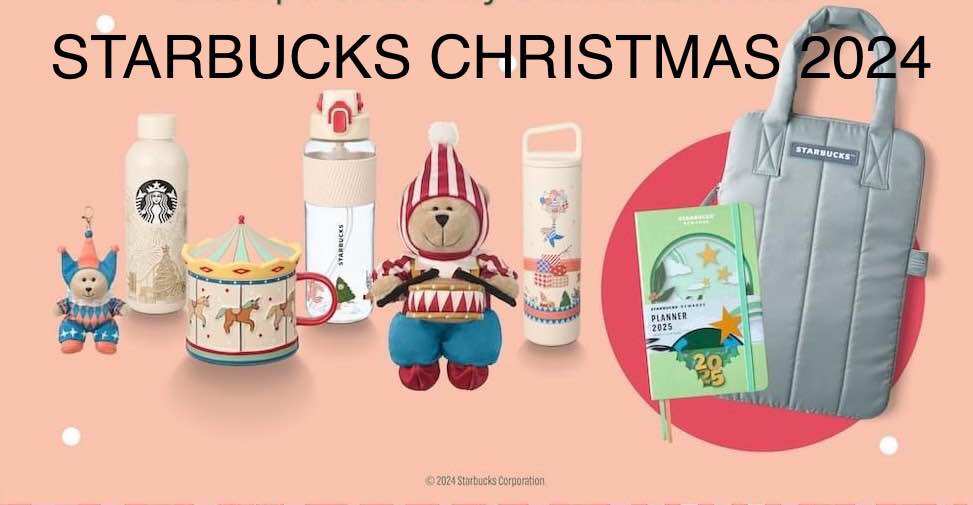 แก้วคริสต์มาส Starbucks Christmas 2024 ราคา 199 บาท*ส่งฟรี