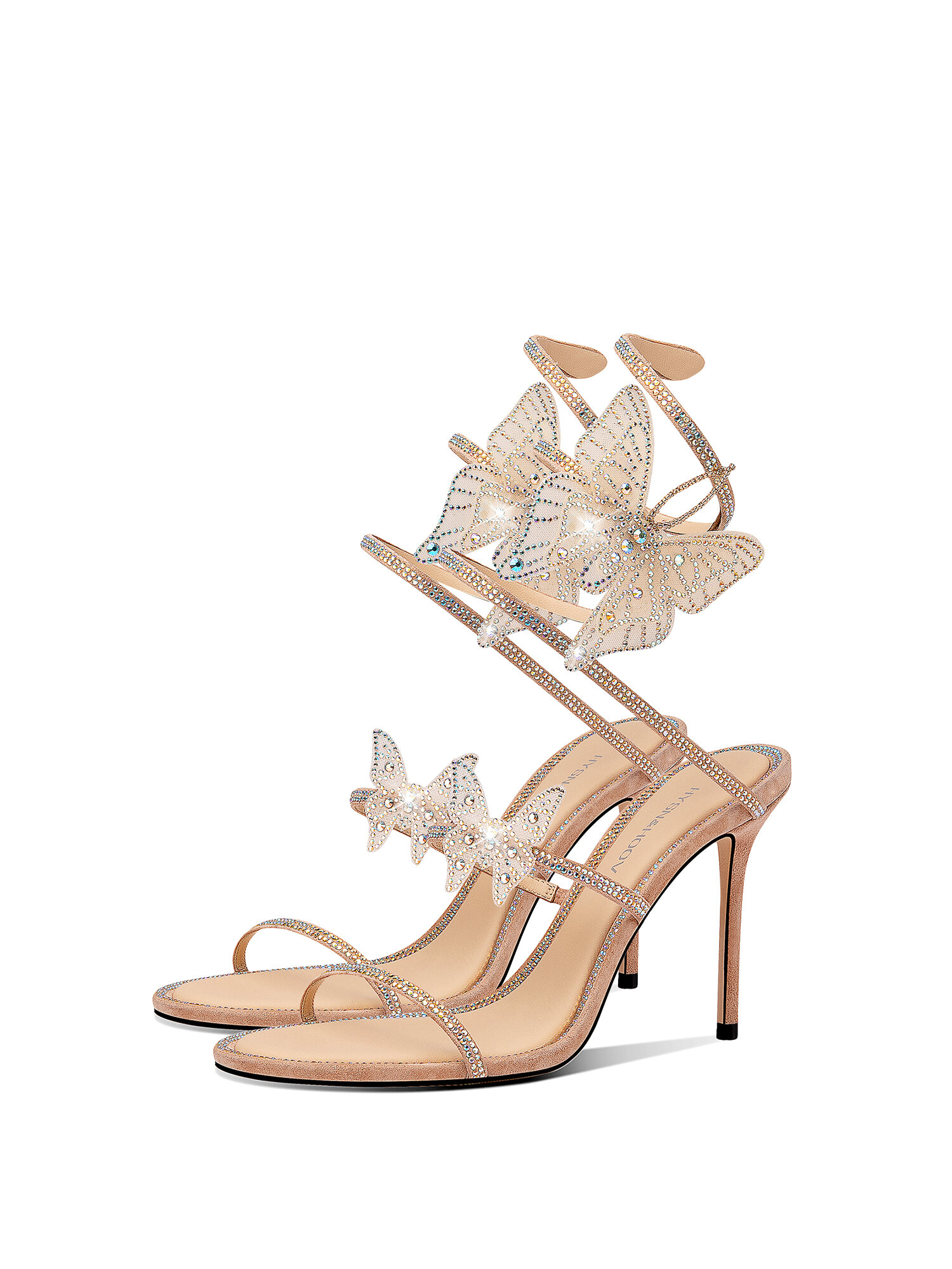 HOOV | Bespoke Sparkly Snake-Embrace Heels ราคา 8,148 บาท*ส่งฟรี