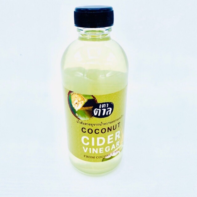 น้ำส้มสายชู หมักจากน้ำหวานดอกมะพร้าว 300 ml ยี่ห้อ เตาตาล coconut cider vinegar