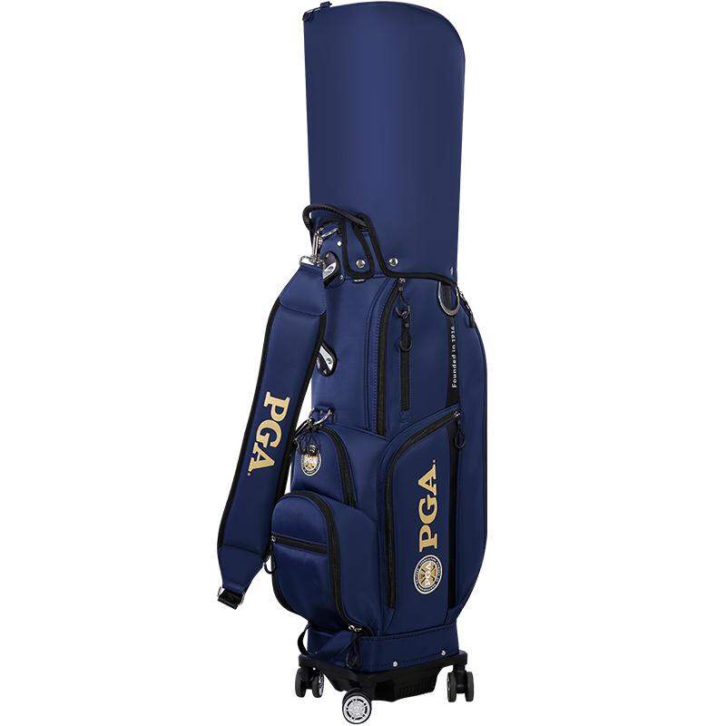 PGA | Extendable Golf Bag with 4 Wheels Push Trolley and TSA Lock ราคา 26,647 บาท*ส่งฟรี