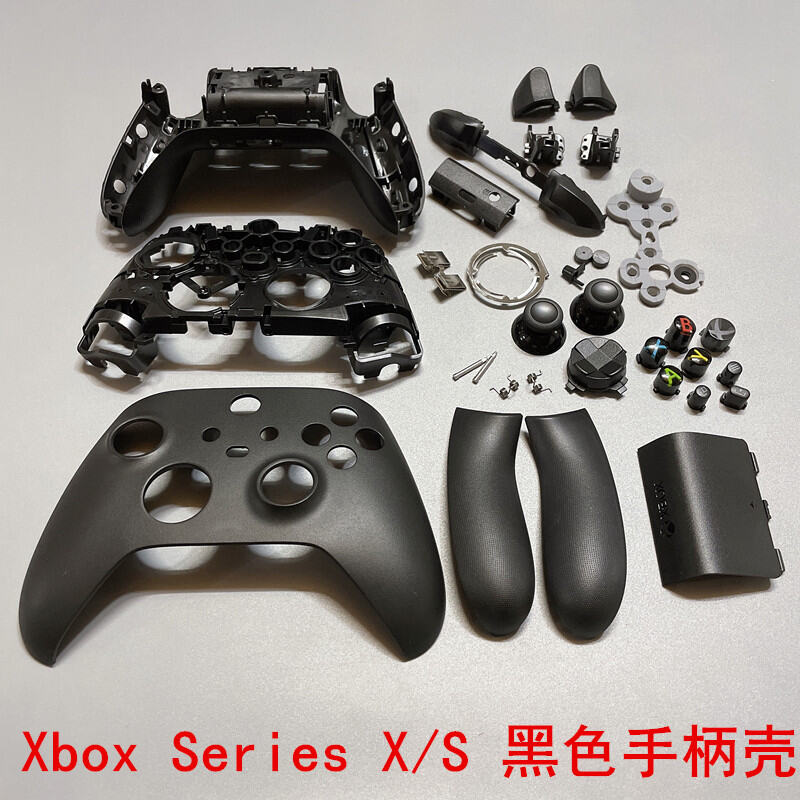 ใหม่ สีดำ เปลือกหอย สําหรับ Xbox One Series X/s Controller เปลี่ยนปุ่มจับด้านหน้าและด้านข้างอุปกรณ์เสริมสําหรับเล่นเกม - ยี่ห้อ N/A ราคา 73 บาท*ส่งฟรี