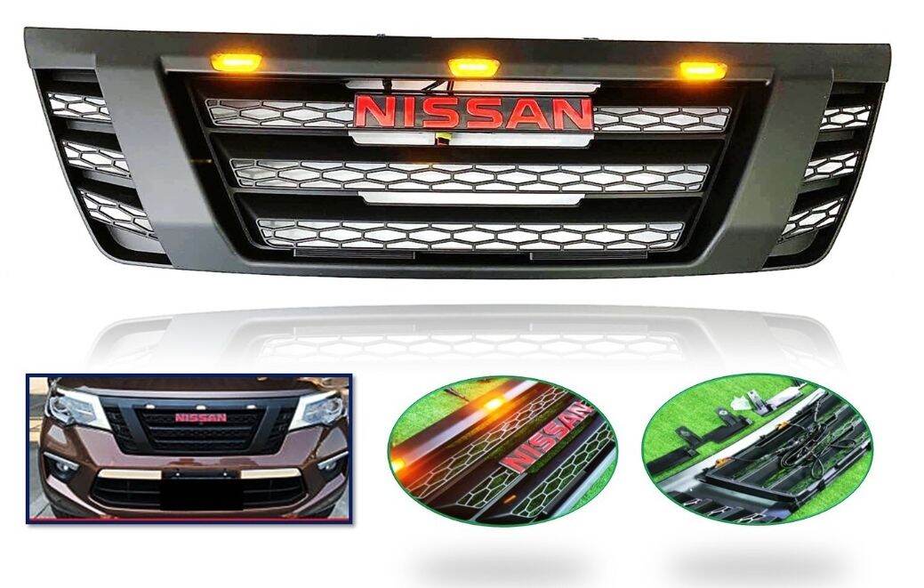 กระจังหน้า NISSAN TERRA ปี2019-2020 ทรง TITAN **ใหม่ล่าสุด** ราคา 3,650 บาท*ส่งฟรี