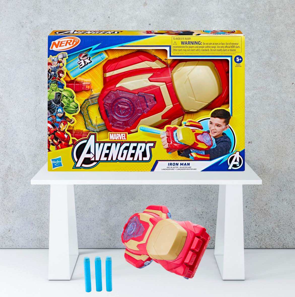 พร้อมส่ง Marvel Avengers Iron Man Arc Blaster - Role Play Toy with 3 Nerf Darts, Superhero Toys for Kids Ages 5 and Up ราคา 2,490 บาท*ส่งฟรี