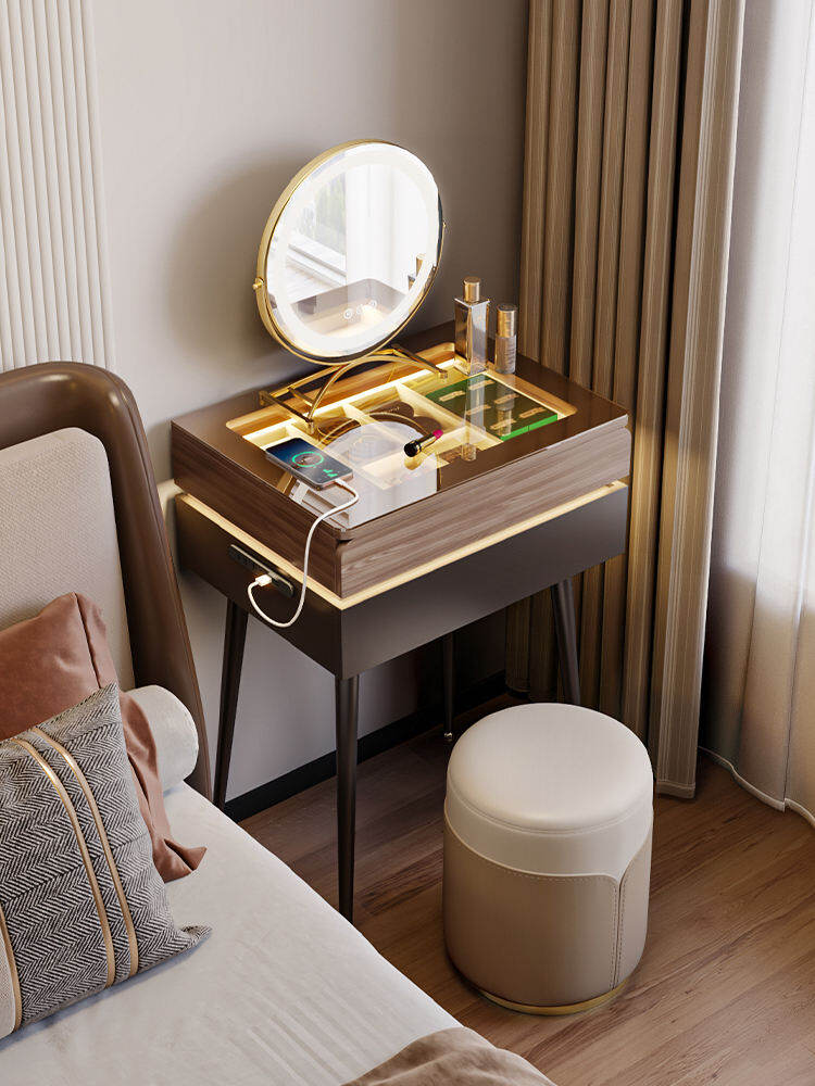Luxury Multi-functional Bedside Desk Makeup Table