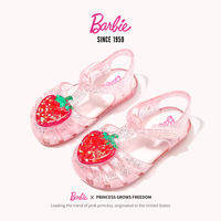 Barbie | รองเท้าเจลลี่สไตล์เจ้าหญิงสำหรับเด็กผู้หญิงฤดูร้อน