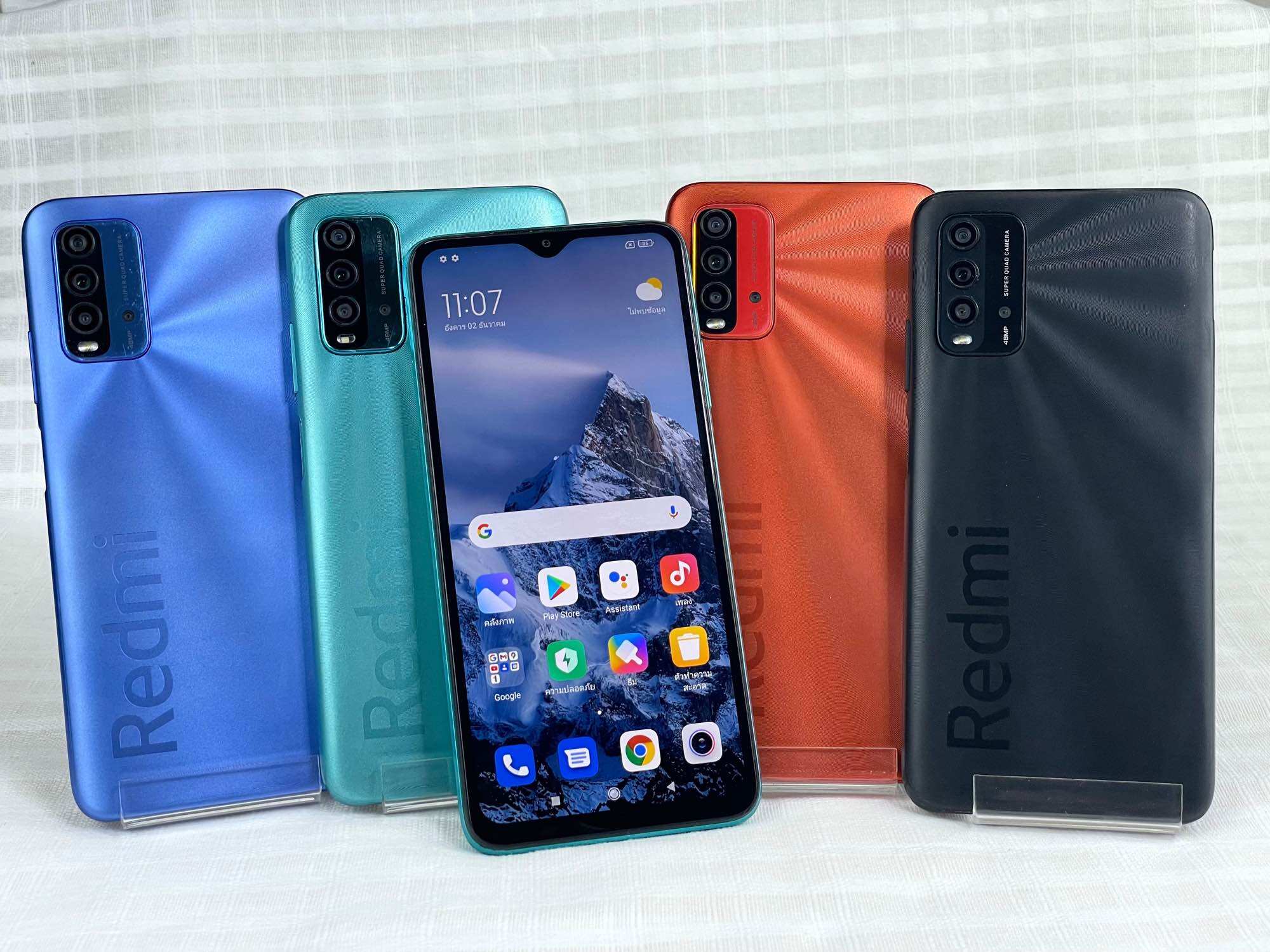 Red Has a 9t Model, 6.53-Inch Screen, 6Gb Ram, 128Gb Rom, 6.53-Inch Wide Screen, Genuine, Long-Lasting Battery, Ready to Use, Plus a Charger Set. Supports All Applications. ราคา 1,690 บาท*ส่งฟรี