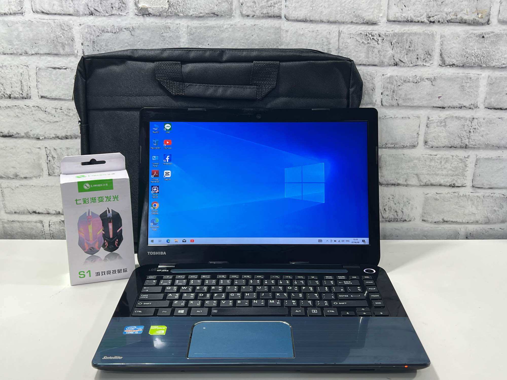 Second-Hand Notebook Computer Toshiba Satellite L40 I5 Gen3 Ssd 128Gb+Hhd 500Gb Ram 8Gb Nvidia Gt740M Battery Backup Product with 1 Month Warranty from the Company. ราคา 4,500 บาท*ส่งฟรี