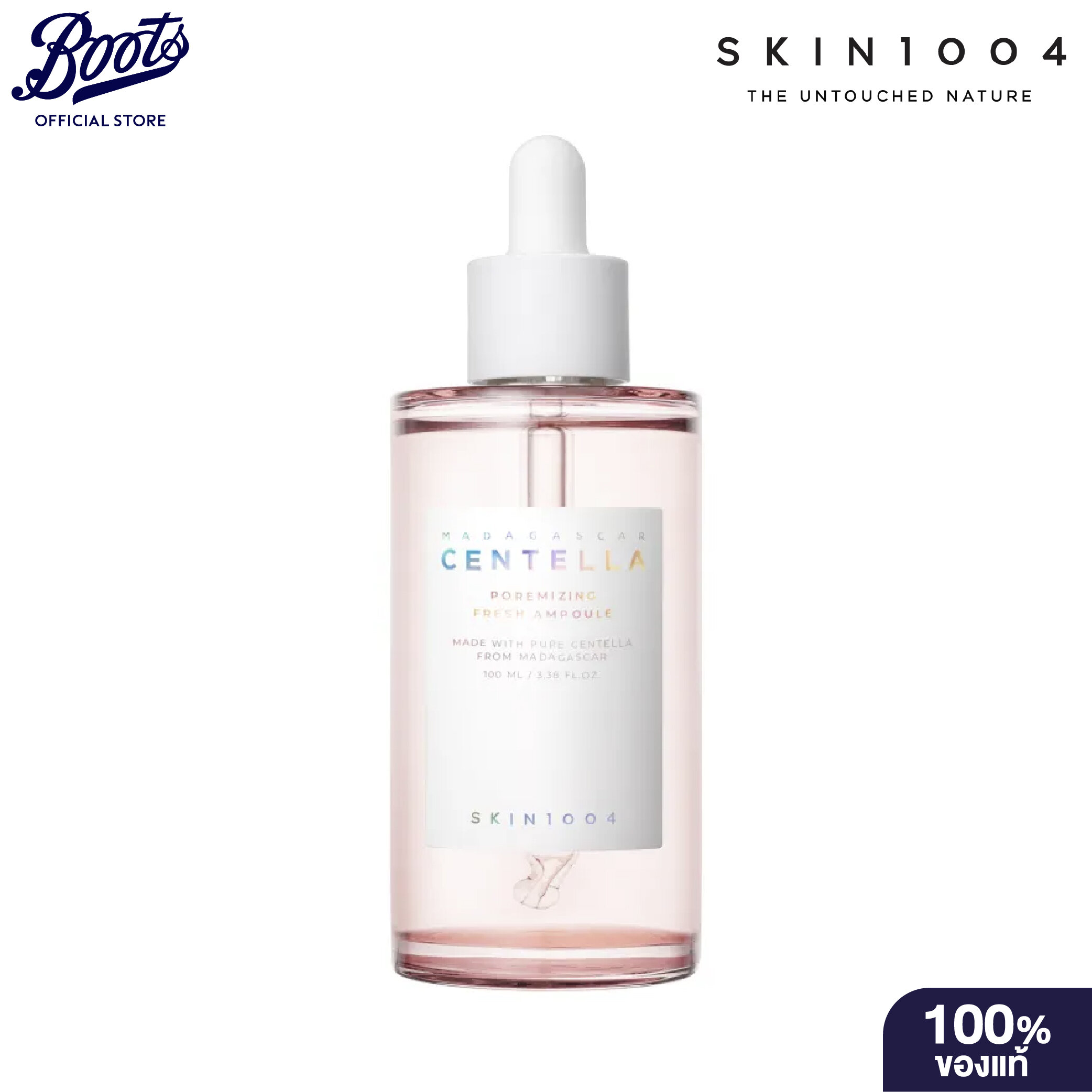 Skin1004 Madagascar Centella Poremizing Fresh Ampoule 100 Ml. Skin One O Flow Madagascar Centella Purifying Fresh Ampoule 100 Ml. ราคา 890 บาท*ส่งฟรี