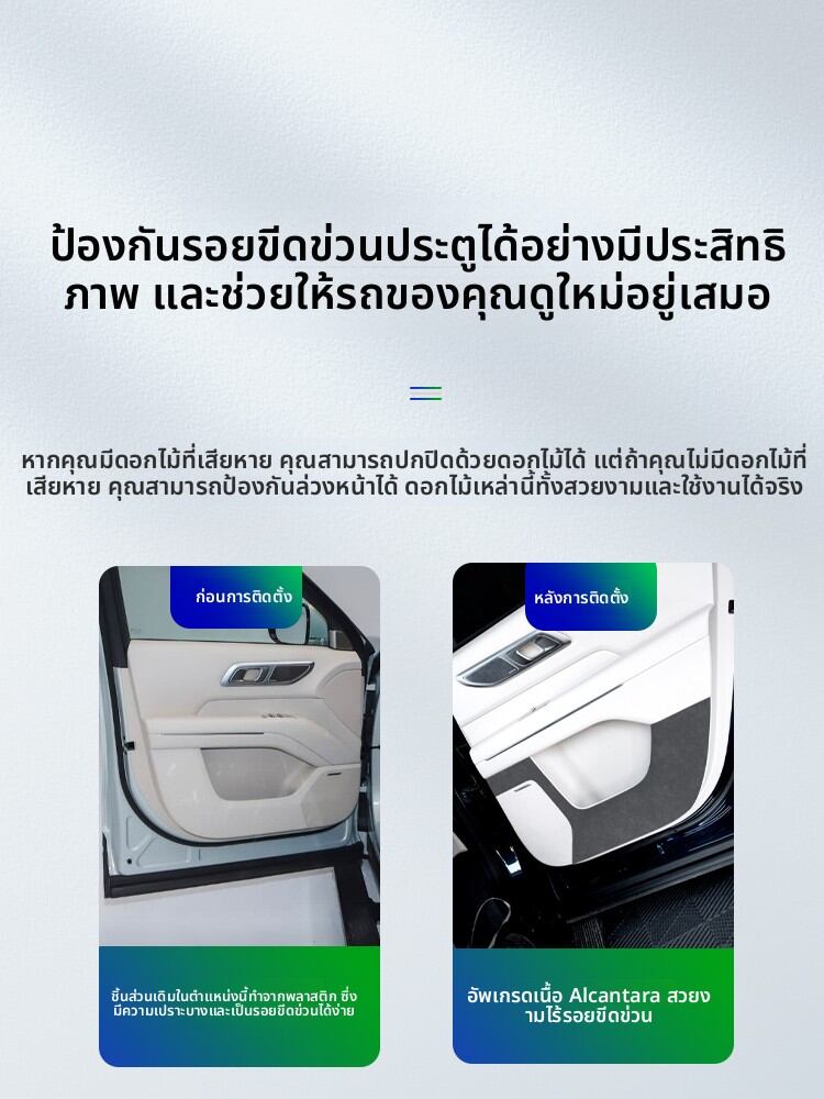 FANXI | Door Kick Pad Anti-Wear Decor Auto Interior Accessories ราคา 7,179 บาท*ส่งฟรี