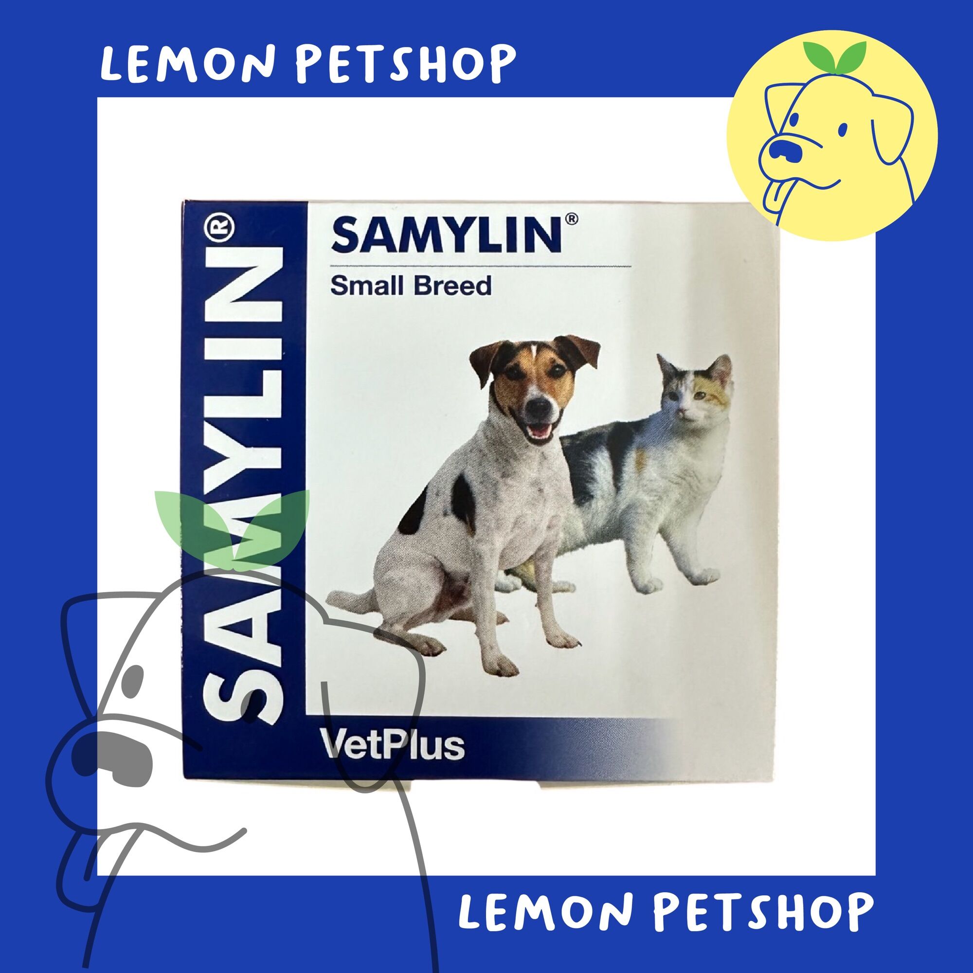 Samylin Small Breed Liver Nourishing Supplement for Dogs/Cats, Powder Type, 30 Packets (Expires 02/2027)