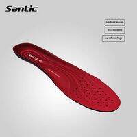 Santic | แผ่นรองเท้าสำหรับขี่จักรยาน รองรับฝ่าเท้า ป้องกันลื่น ระบายอากาศได้ดี