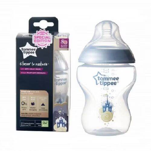 TommeeTippee original teat NewBorn special edition รุ่น 50 years UK 9oz 0m+ ขวดนม ขนาด 9 ออนซ์ สีทอง สีเงิน ใหม่ล่าสุด