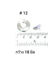 ภาพขนาดย่อของภาพหน้าปกสินค้าแหวนรองน็อต แหวนเลสเรียบหนา-จี้ร่องข้าง เบอร์ 10-12-14-17 (ราคา/1ตัว) จากร้าน RYURACING บน Lazada ภาพที่ 2