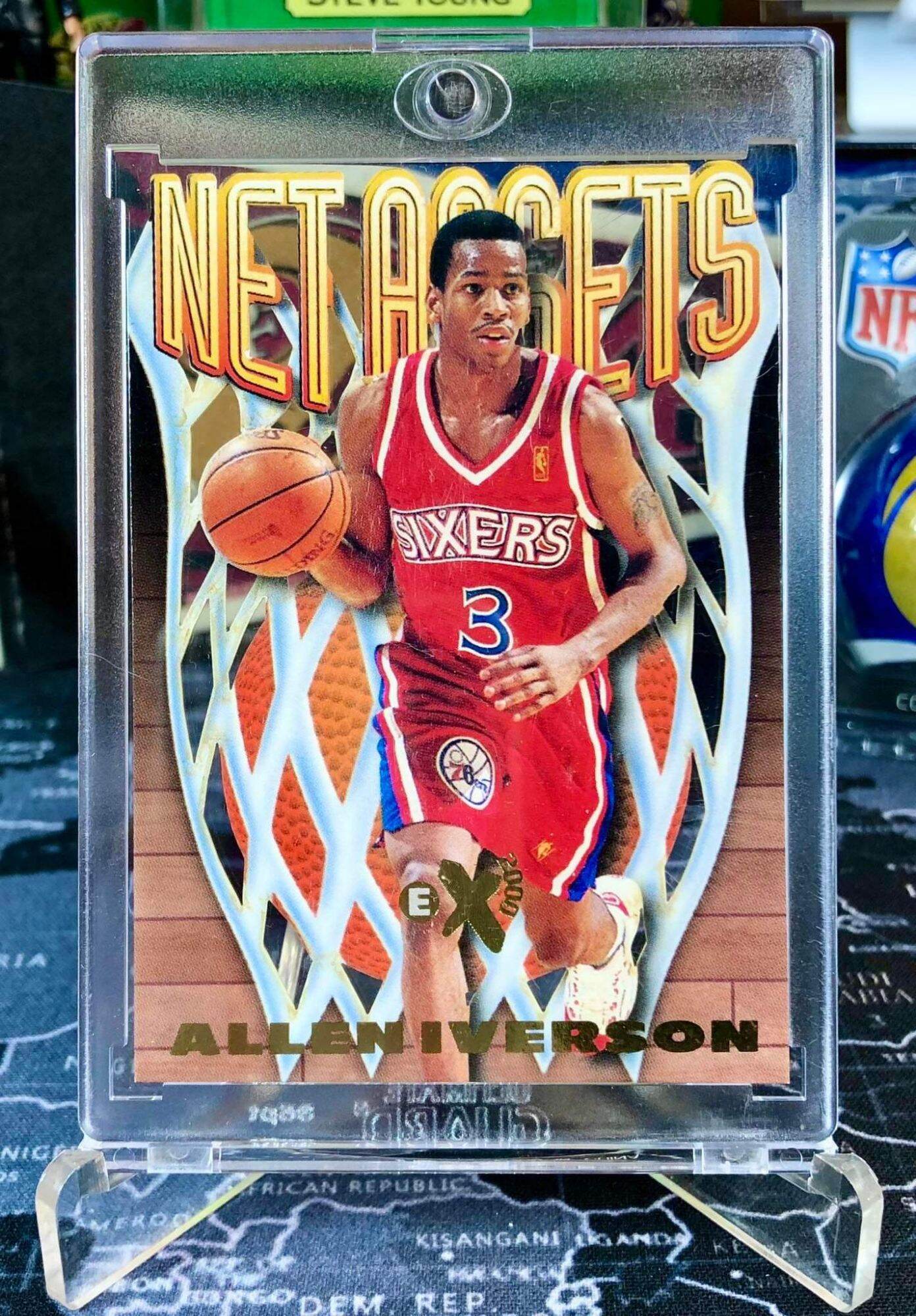 Allen Iverson Rookie Card 🏀 การ์ดสะสม บาสเกตบอล NBA 🏀 EX2000 NET