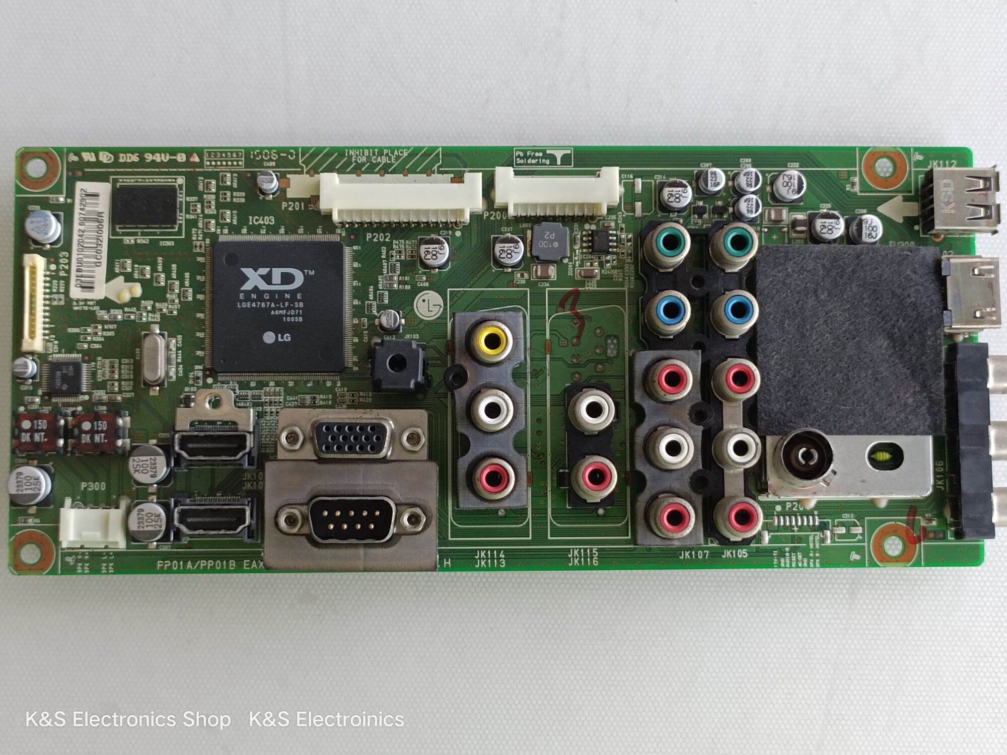เมนบอร์ดพลาสม่า LG 42PJ350R , 42PJ650R (Mainboard Plasma LG) อะไหล่แท้ ...
