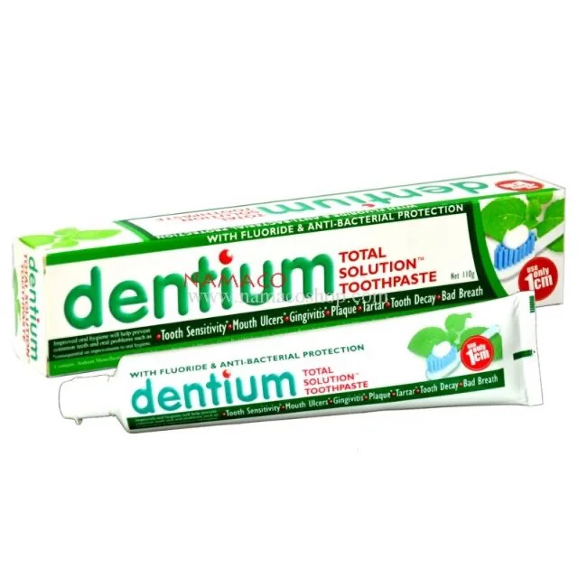 Dr. Phillips ยาสีฟันเด็นเทียมขนาด 110 กรัม Dr. Phillips Dentium Total Solution toothpaste mint 110g