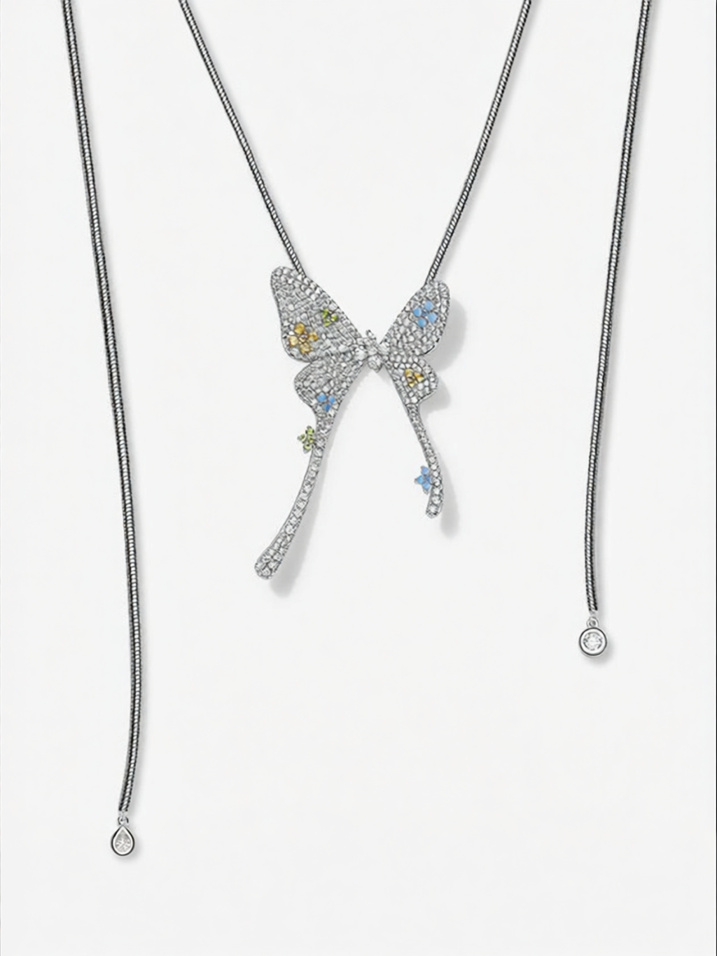 HEFANG Jewelry | Elegant Butterfly Lightweight Luxurious Necklace ราคา 6,902 บาท*ส่งฟรี