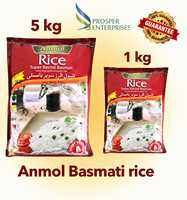 Anmol 1121 white premium Basmati Rice 1kg / 5kg (ถุงแดง) | ข้าวบาสมาติแท้ | เมล็ดยาว หอม นุ่ม | ข้าวอินเดีย/ปากีสถาน