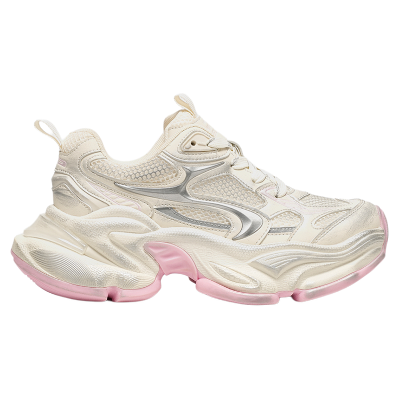 BeauToday | Thick Sole Breathable Spring Dad Shoes Women Real Leather ราคา 3,810 บาท*ส่งฟรี