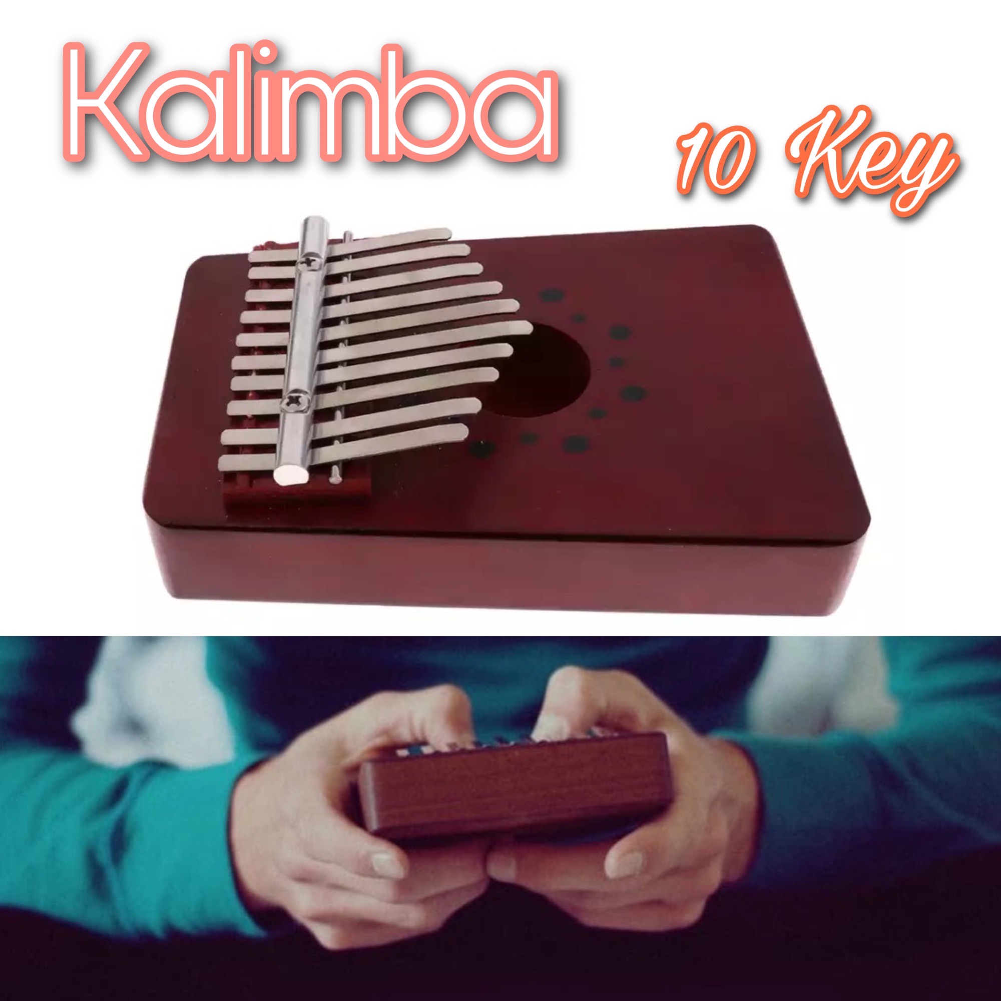 พร้อมส่ง✅ คาลิมบา คาลิมบ้า Kalimba เปียโน เปียโนมือ เปียโนนิ้วมือ เครื่องดนตรี 10 คีย์ piano