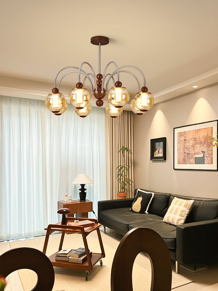 NSWR | Elegant Bamboo Shadow Chandelier for Living Room and Bedroom ราคา 19,857 บาท*ส่งฟรี
