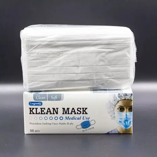 🔥ส่งฟรี Klean Mask หน้ากากอนามัย สำหรับใช้ครั้งเดียว 1 กล่องมี 50 ชิ้น