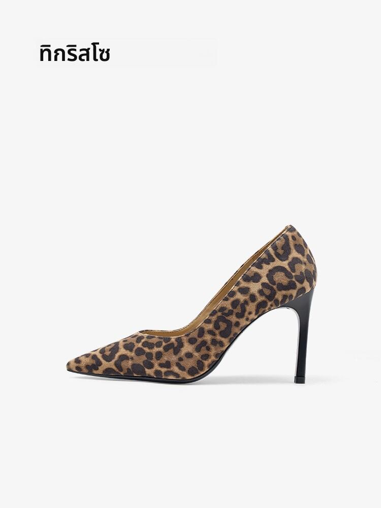tigrisso | Pointed Leopard Pattern High Heels 9cm ราคา 8,248 บาท*ส่งฟรี