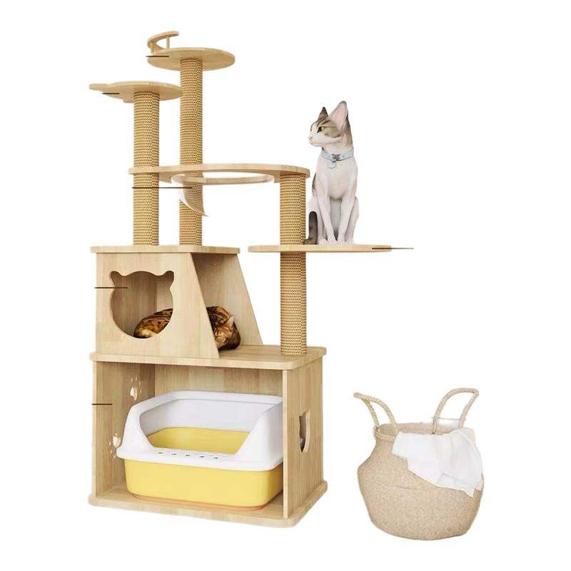 MAOJIAKE | Multi-functional Cat Furniture Shelving Unit for Entertainment Small Year-round ราคา 4,153 บาท*ส่งฟรี