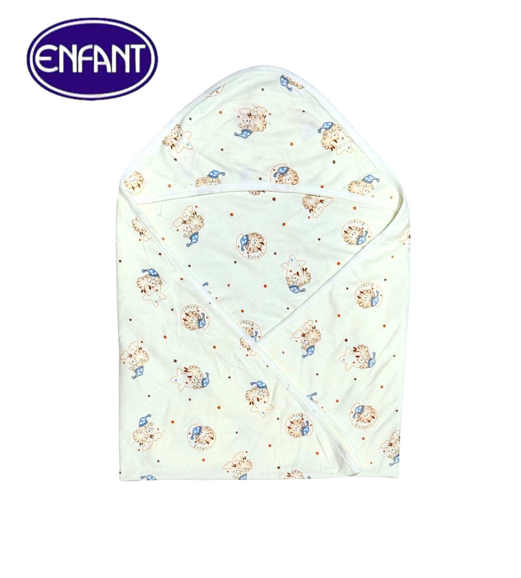 พร้อมส่ง Enfant New Collection ผ้าห่อตัวสำหรับเด็กแรกเกิด Size 27*27 นิ้ว