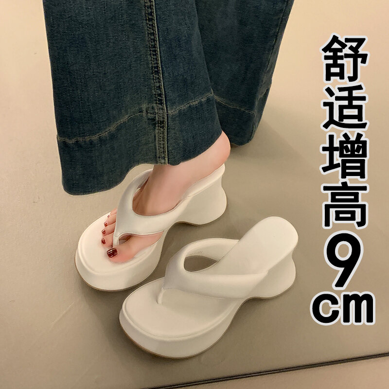 YOUMAIXUAN | Height-Boosting Platform Sandals Flip Flops ราคา 3,501 บาท*ส่งฟรี