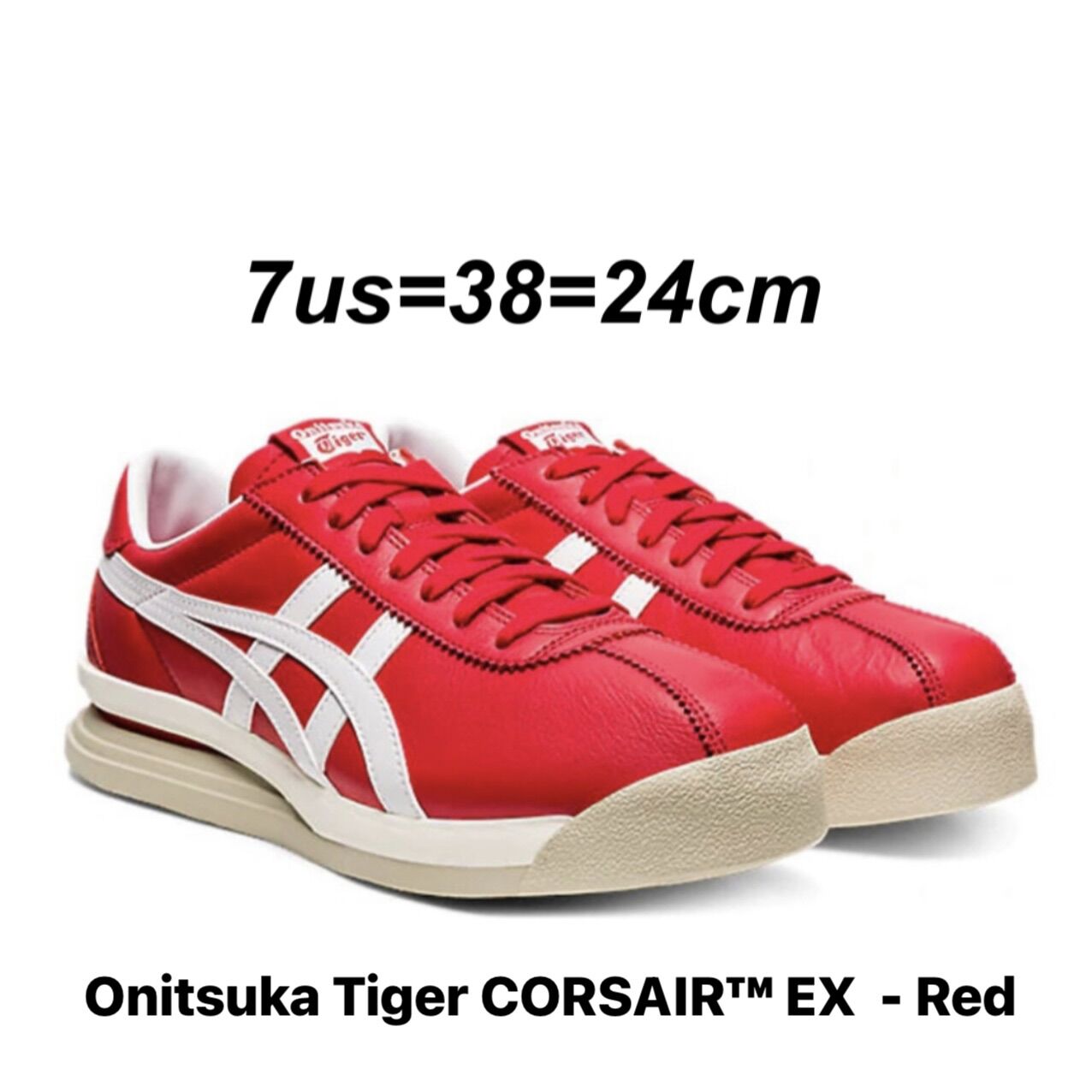 รองเท้า Onitsuka Tiger รุ่น TIGER CORSAIR EX สีแดง ของแท้ จาก Shop 